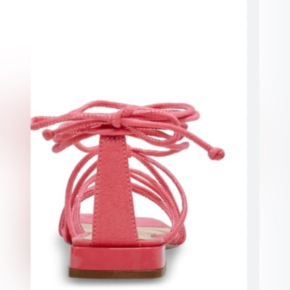 Jessica Simpson sunkissed coral Chasca Ankle Wrap Sandal flats size 10 brand new - Picture 5 of 5